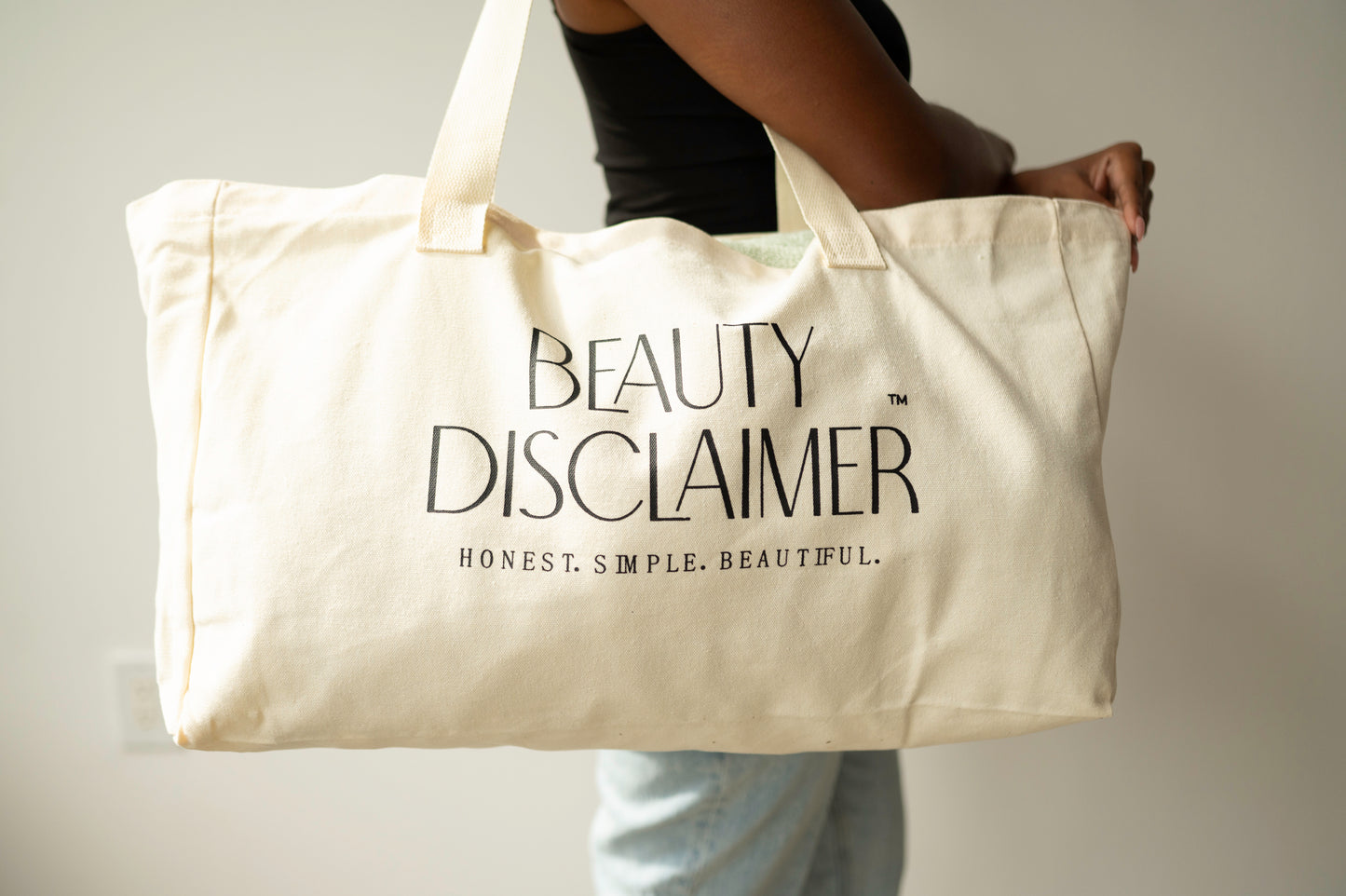 Beauty Disclaimer Tote Bag